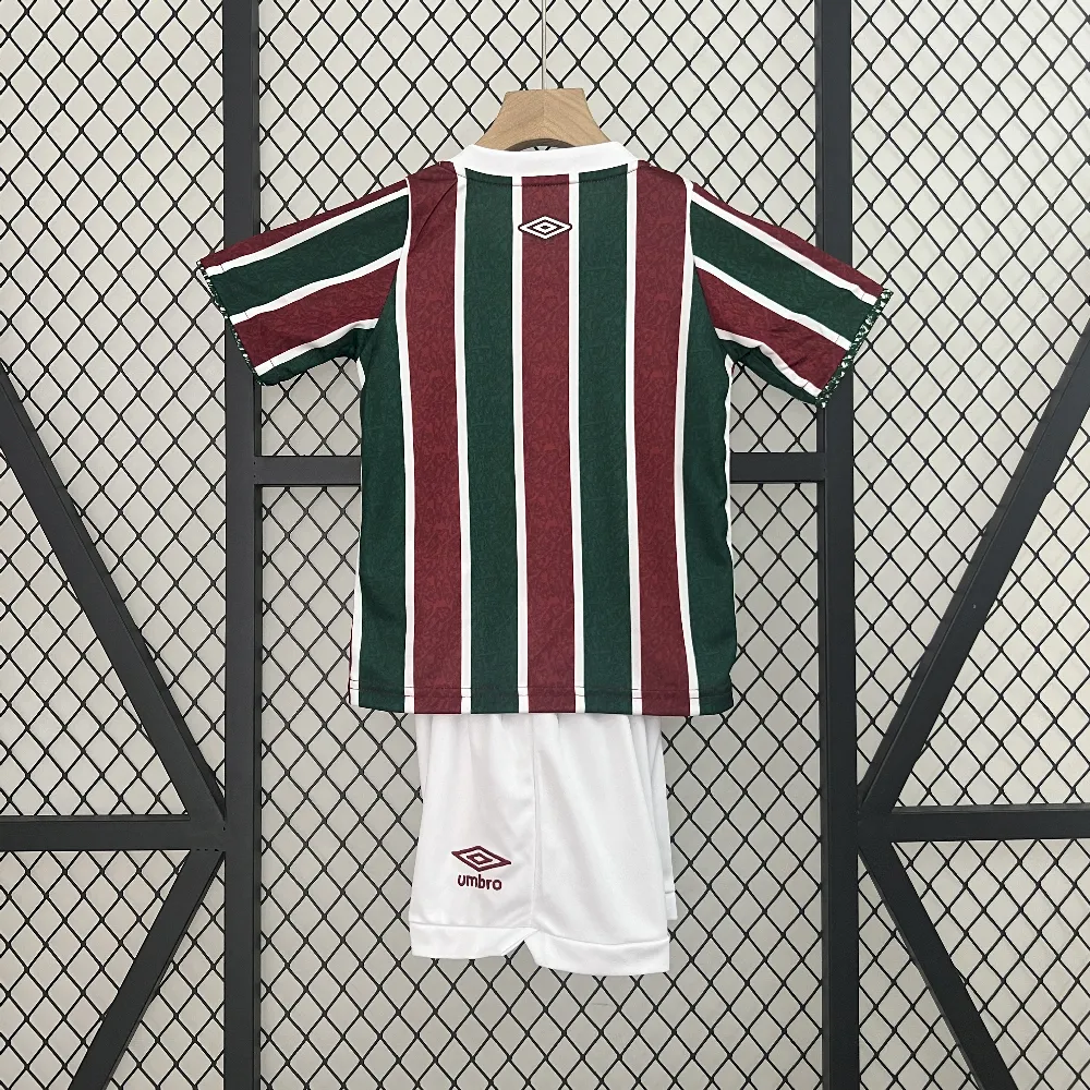 unitedfutballjersey-Fluminense 24-25 Home Kids Kit