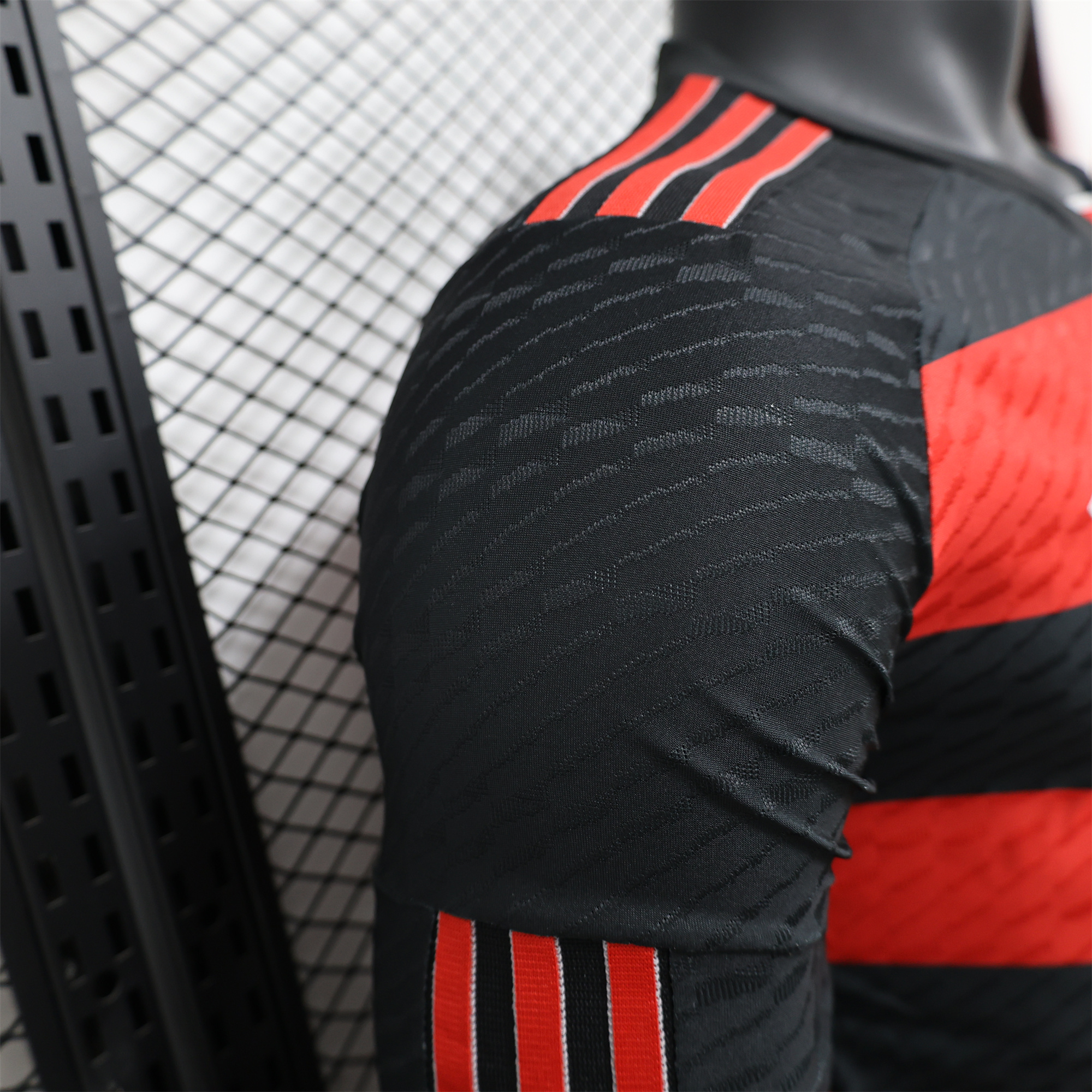 unitedfutballjersey-Flamengo 2024 Home Long Sleeve Jersey - Player Version