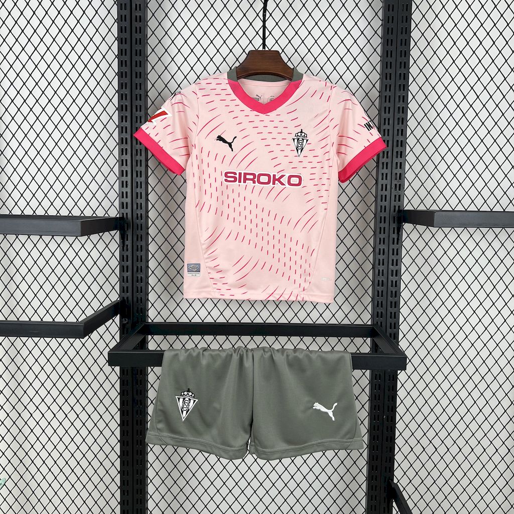 SIUjerseys-Sporting de Gijon 24-25 Third Kids Kit