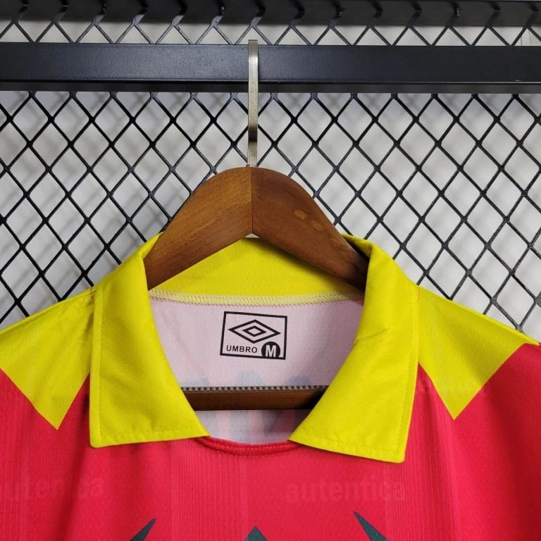 SIUjerseys-Retro Mexico 1998 World Cup Goalkeeper Red Jersey