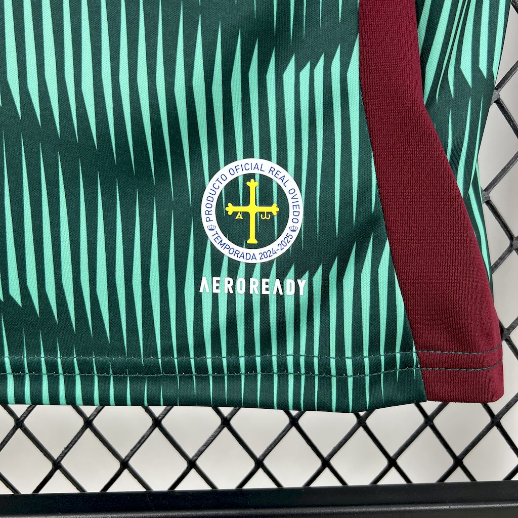 SIUjerseys-Real Oviedo 24-25 Third Kids Kit