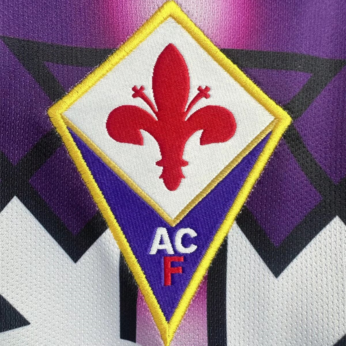 SIUjerseys-Retro Fiorentina 1992-93 Away Long Sleeve Jersey