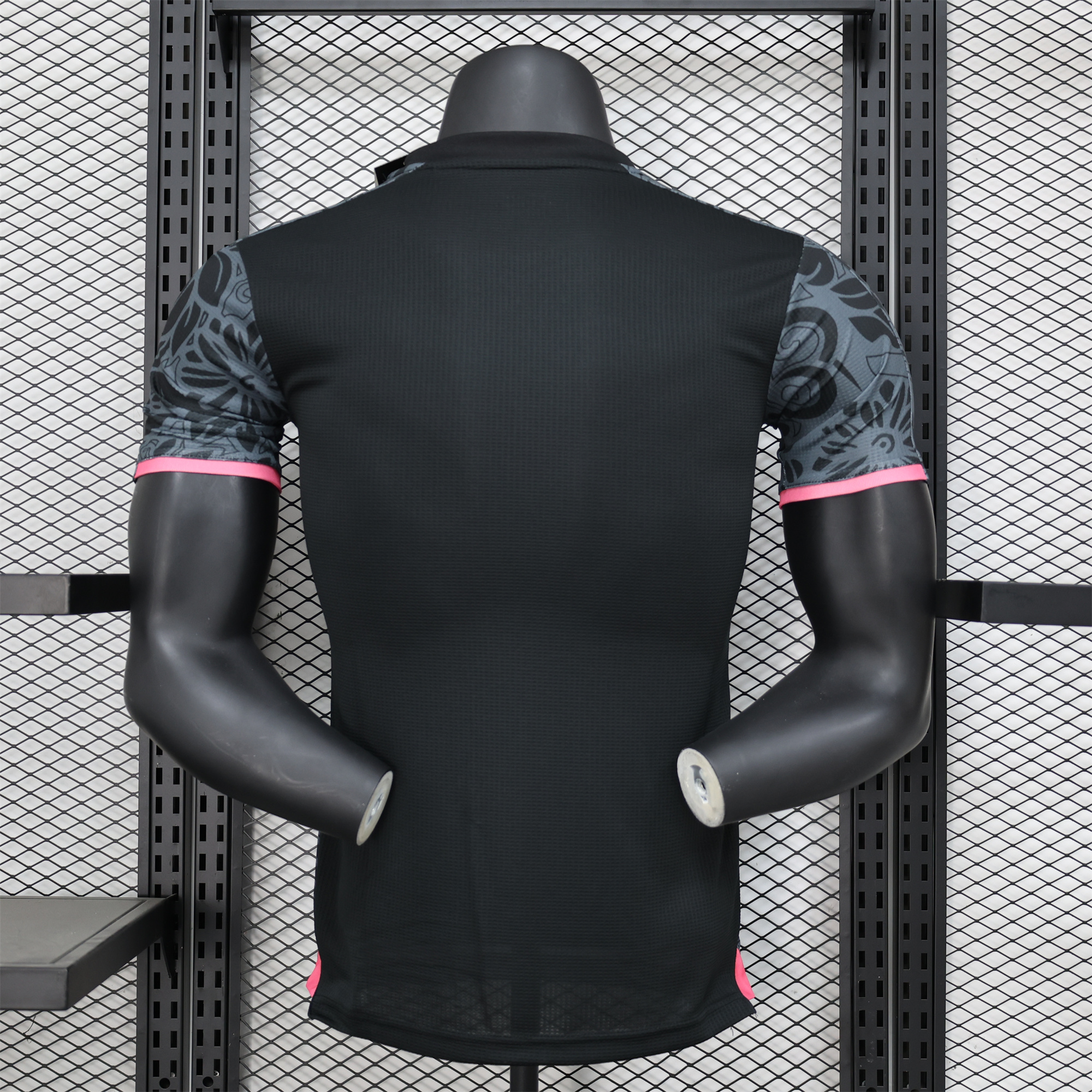 unitedfutballjersey-FC Palestina 24-25 Black Flowers Jersey - Player Version