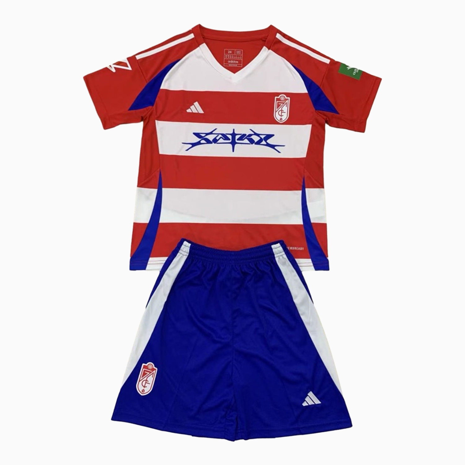 unitedfutballjersey-Granada CF 24-25 Home Kids Kit