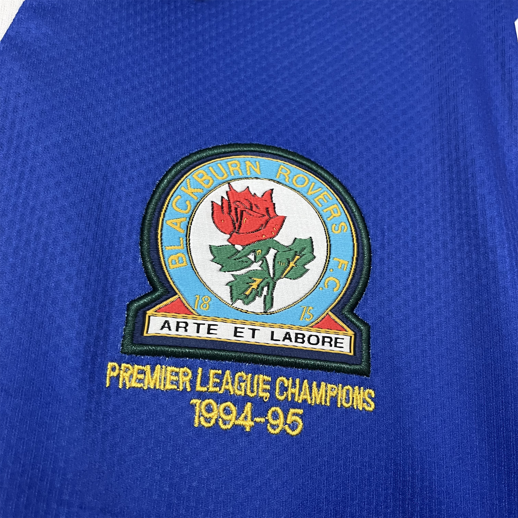 unitedfutballjersey-Retro Blackburn Rovers 1994-95 Home Stadium Jersey
