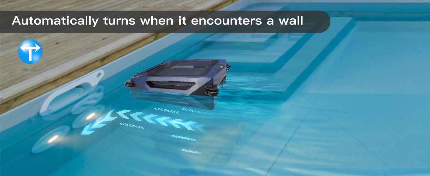 BEAUGATHER Pool Surface Cleaner Robot