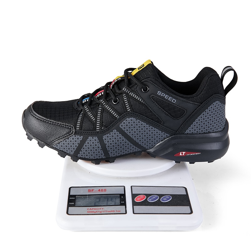 2022 New Hiking Shoes Men Mesh Breathable Hiking Travel Shoes Outdoor Woodland Cross-Country Shoes Mountain Cycling Sports Shoes