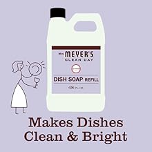 Lavender scent, Mrs. Meyer's Dish Soap Refill, Bulk