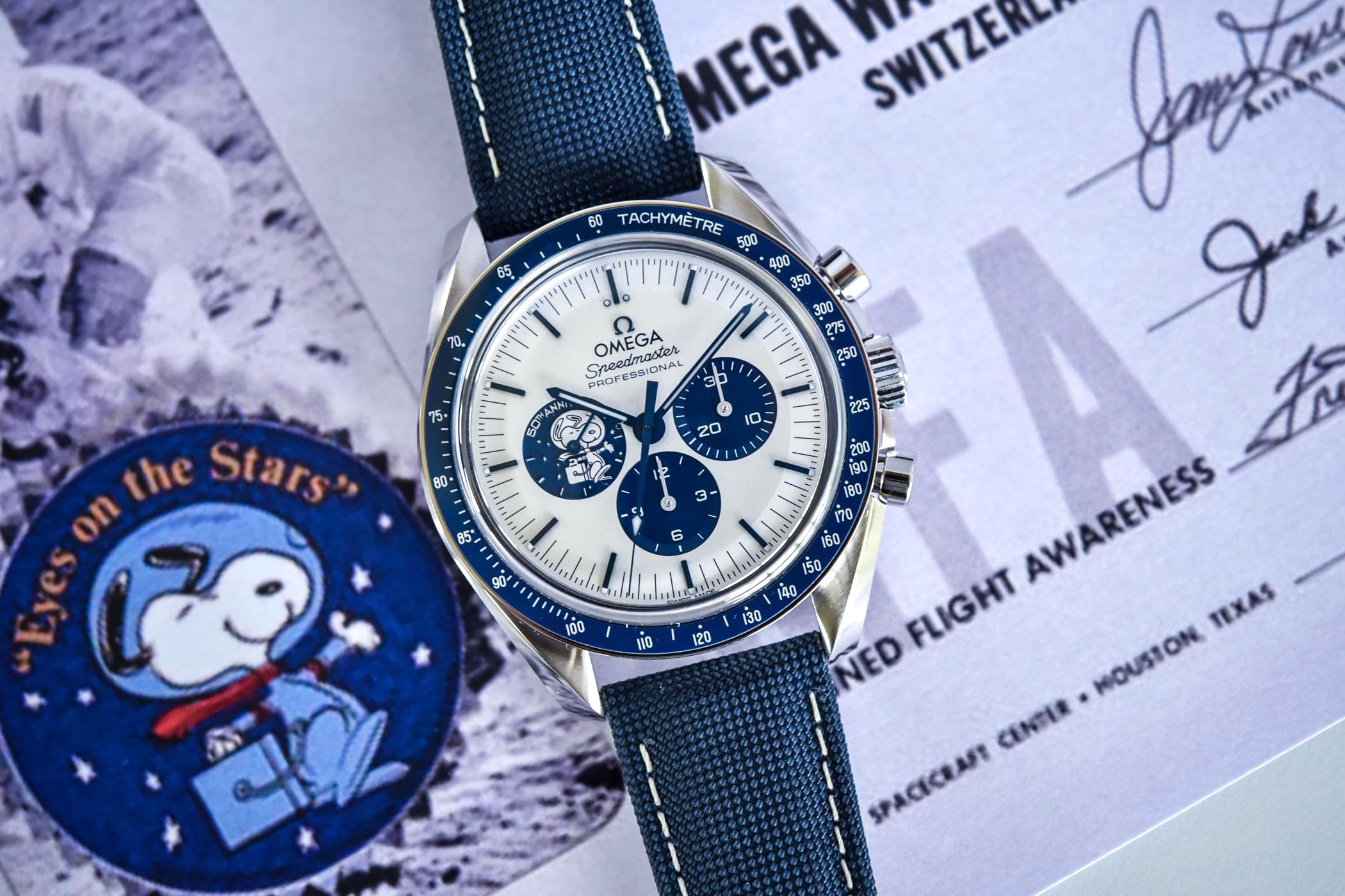 Omega Speedmaster Silver Snoopy Award 50th Anniversary // Review