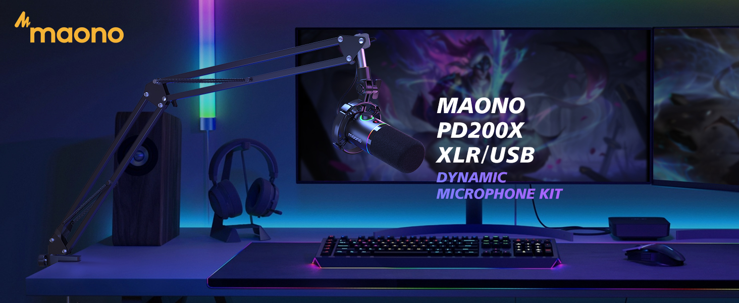 MAONO XLRUSB Dynamic Microphone