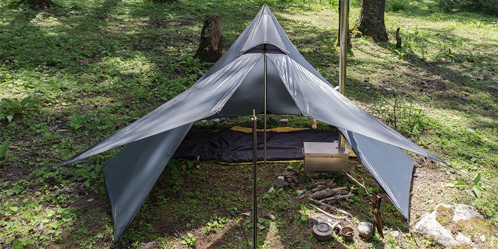 Hussar teepee tent in the forests