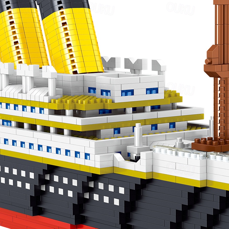 Titanic Ship Model Building Block Set 3D Puzzle Sets DIY Educational Toys Bricks Toy-with 4173Pcs Micro Mini Blocks Ideal Gift for Kids & Adults 2024 - US $86.99 –P10