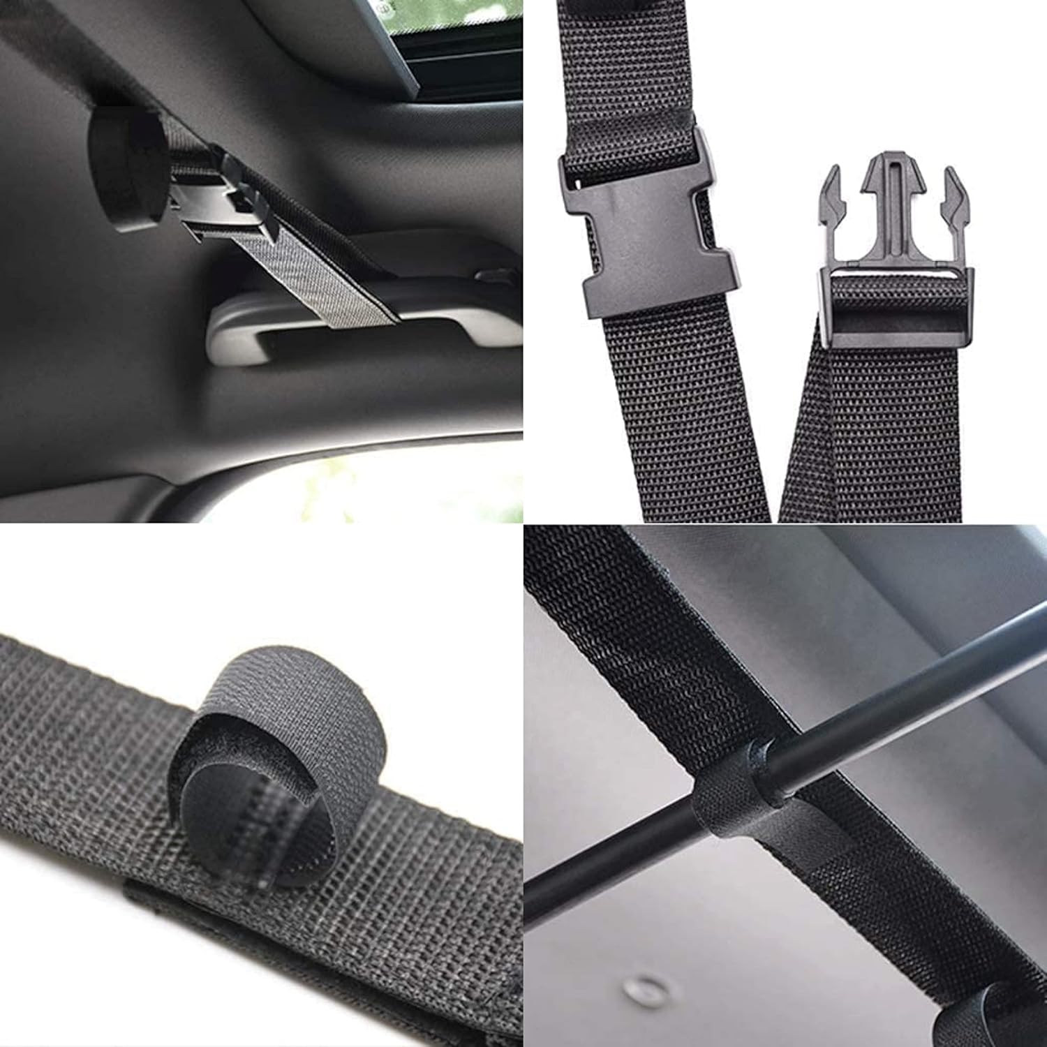 KANTREER Fishing rod holder for car, van [Set of 2 straps] Ideal for  transporting and storing your fishing rods. Accessory rockfishing  streetfishing predator Sea carp trout pike : Amazon.co.uk: Sports & Outdoors