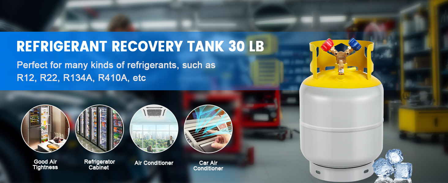 refrigerant recovery tank freon recovery tank ac recovery tank r134a refrigerant 30 lbs recovery tan