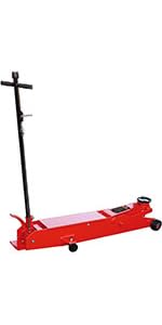 BIG RED T80501 Torin Hydraulic Heavy Duty Long Frame Service/Floor Jack with Foot Pedal, 5 Ton (1...