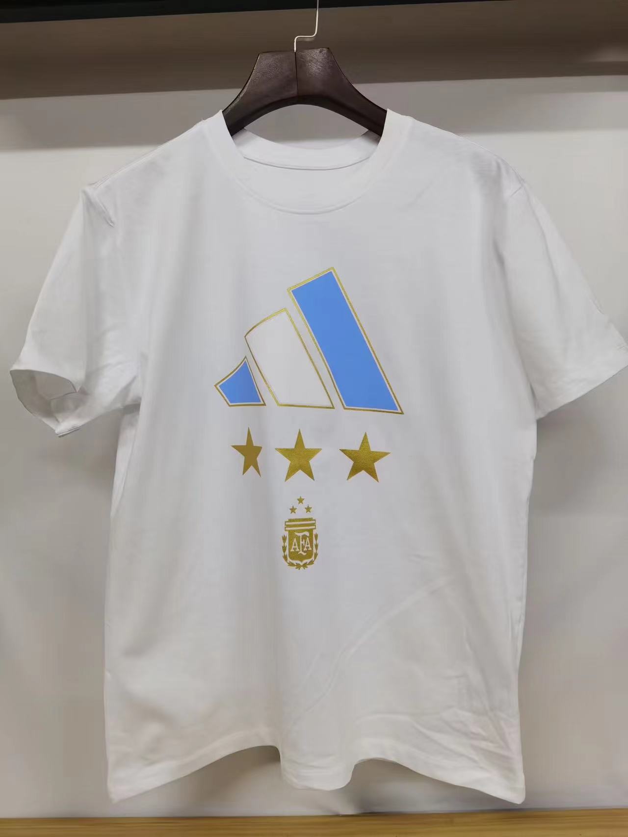 SIUjerseys-Three Star Argentina Champion Shirt 2022 World Cup