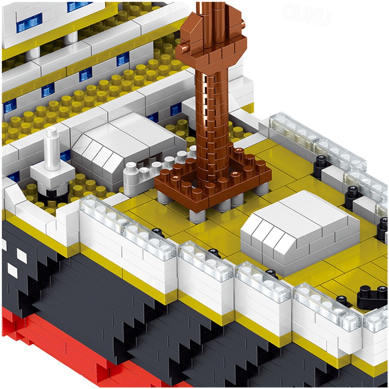 Titanic Ship Model Building Block Set 3D Puzzle Sets DIY Educational Toys Bricks Toy-with 4173Pcs Micro Mini Blocks Ideal Gift for Kids & Adults 2024 - US $86.99 –P7