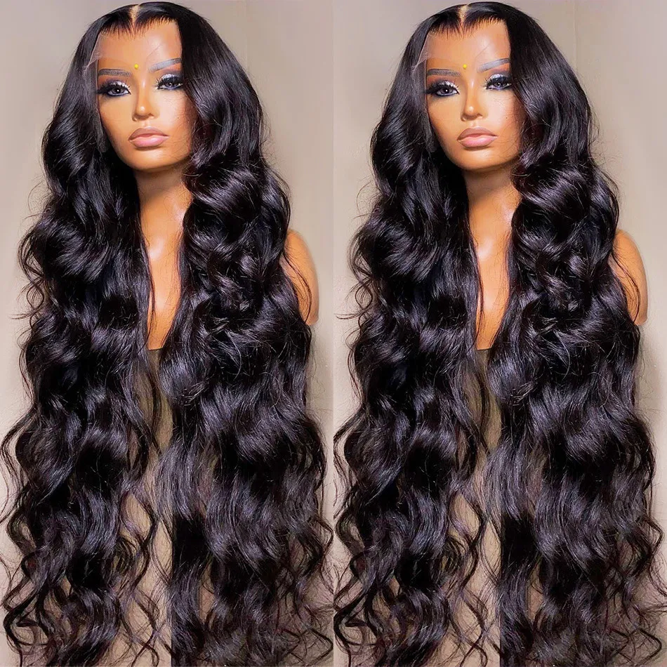 30 40 Inch Body Wave Lace Front Human Hair Wigs For Women 13x4 Hd Brazilian Hair Wigs 360 Full Lace Wig Human Hair Pre Plucked