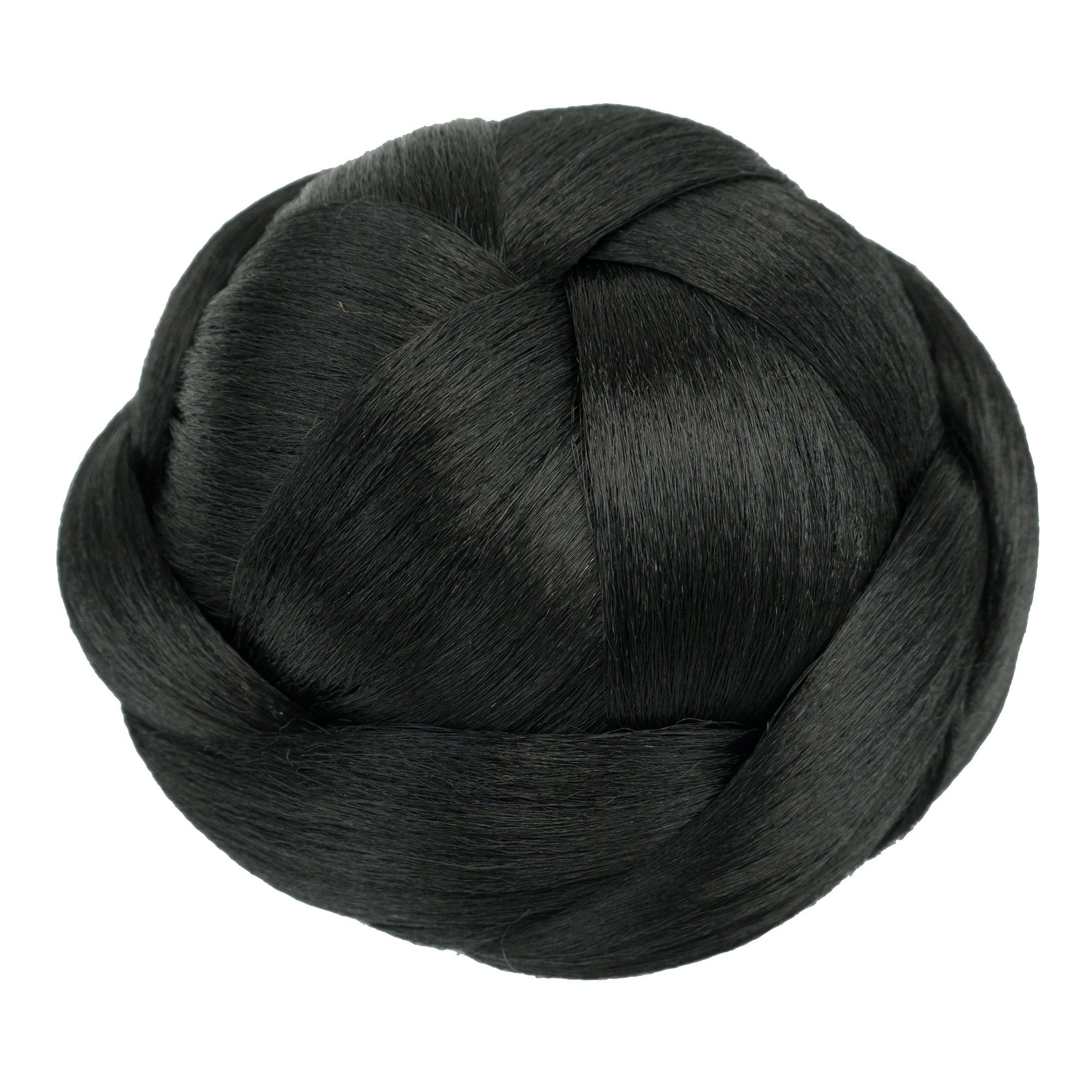 Soowee Large Size Dancer Braided Chignon Hair Cover Donut Hairpieces Scrunchies Hair Bun Wig Updo for Women