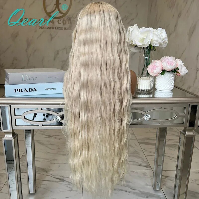 Deep Loose Wave Full Lace Wig Real Human Hair Lace Frontal Wigs 34
