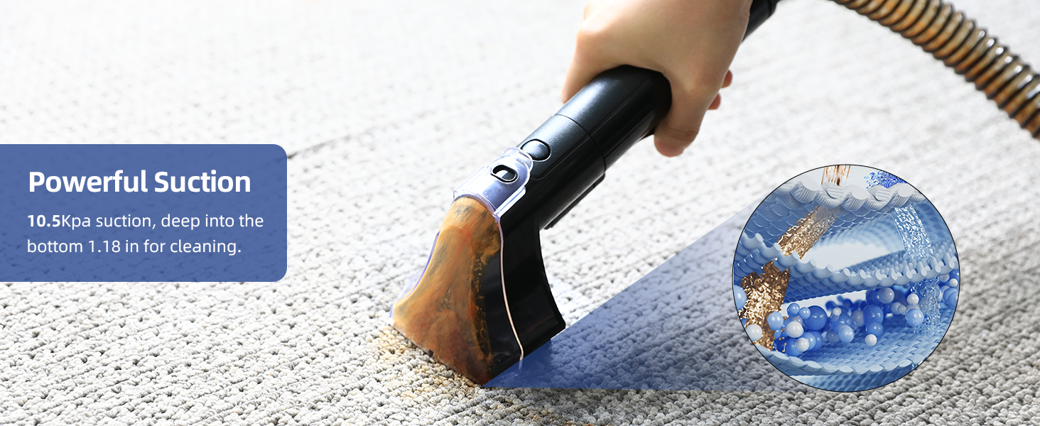 Portable Spot Cleaner with Strong Suction