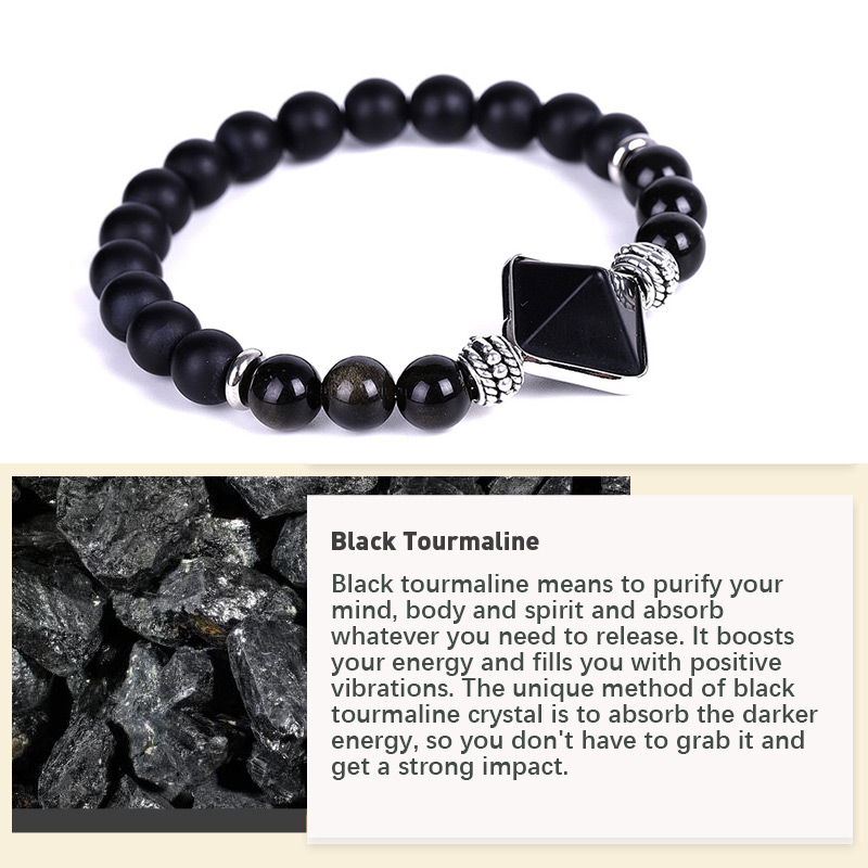 Crystal Blessing Bracelet| Black Tourmaline