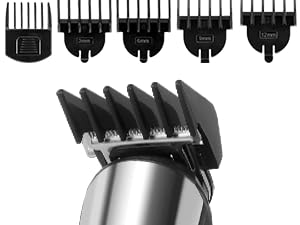 Ufree facial hair trimmer with 5 different length guards