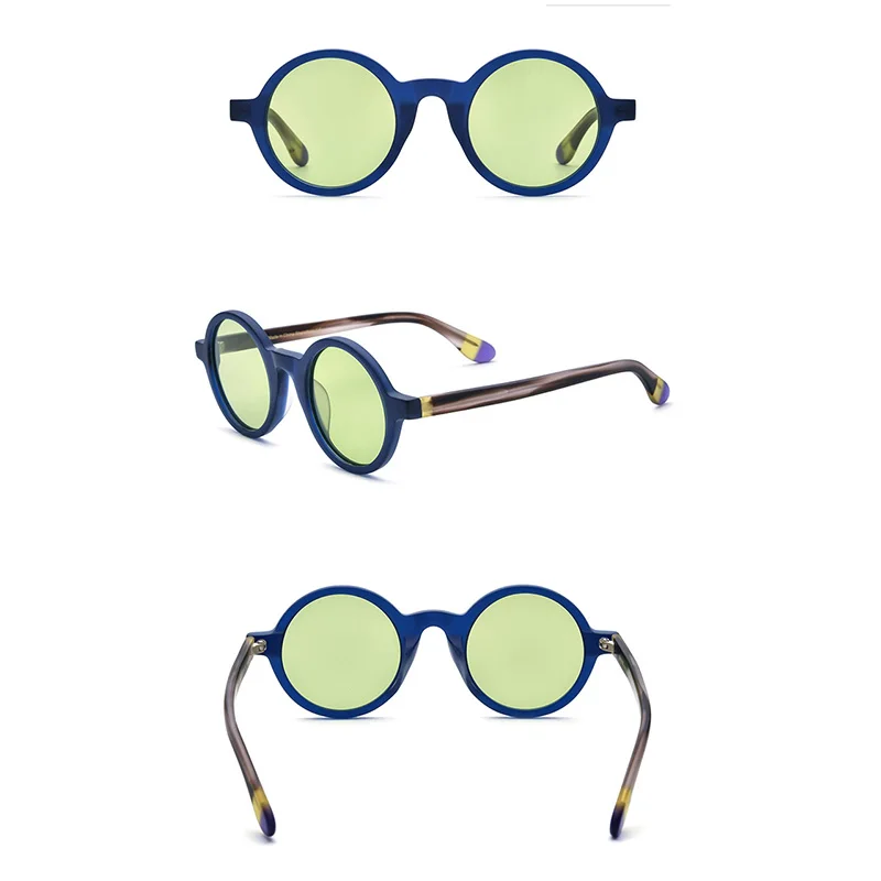 Belight Optical Combine Colorful Acetate Design Women Men UV400 Protection with Case Oculos  Sunglasses  19270T