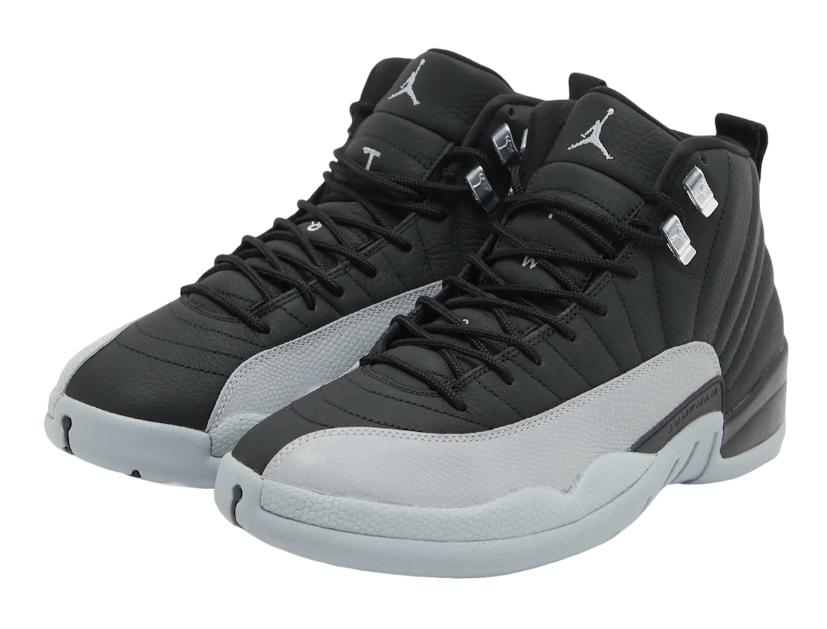 Air Jordan 12 Black Wolf Grey