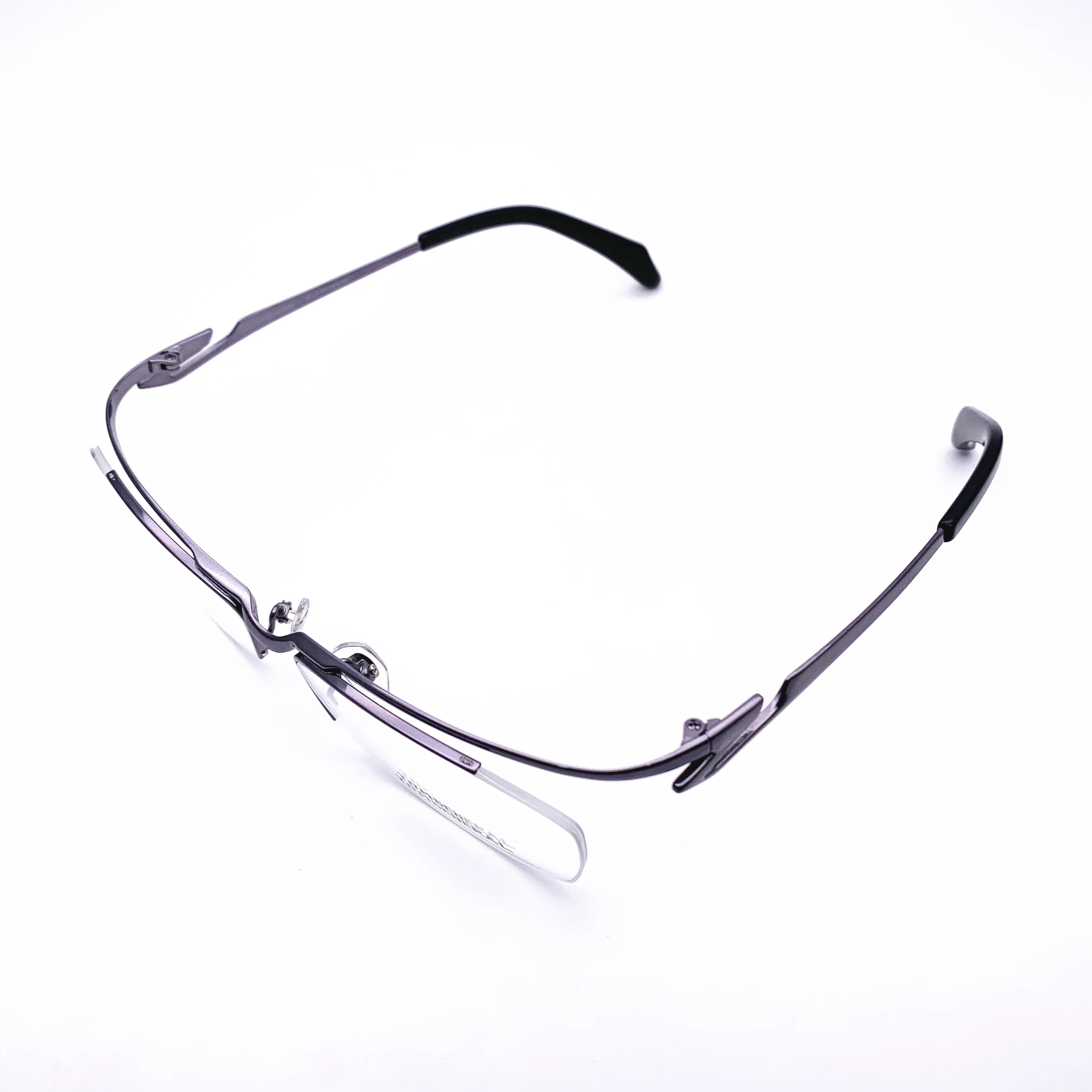 Belight Optical  Japan Sharp Design  Business Titanium Half Rimless Frame Men Prescription Eyeglasses Optical Eyewear TI8037