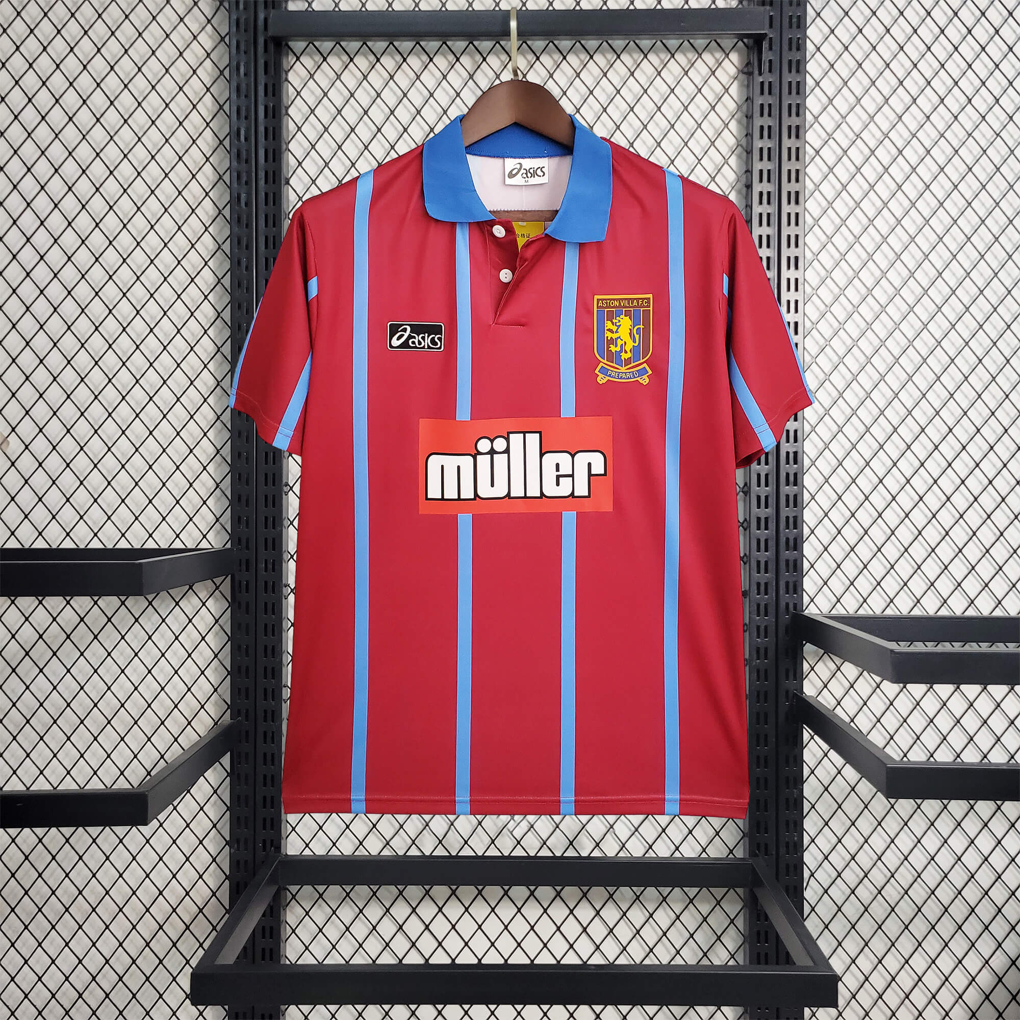 Retro Aston Villa 1993-95 Home Stadium Jersey111