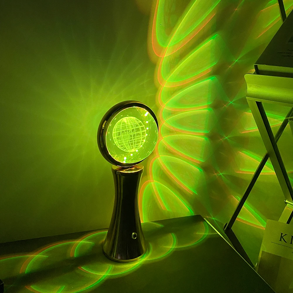 Rotating Globe Table Lamp 2023 New Arrival 16 RGB Touch Control Beautiful LED Night Light