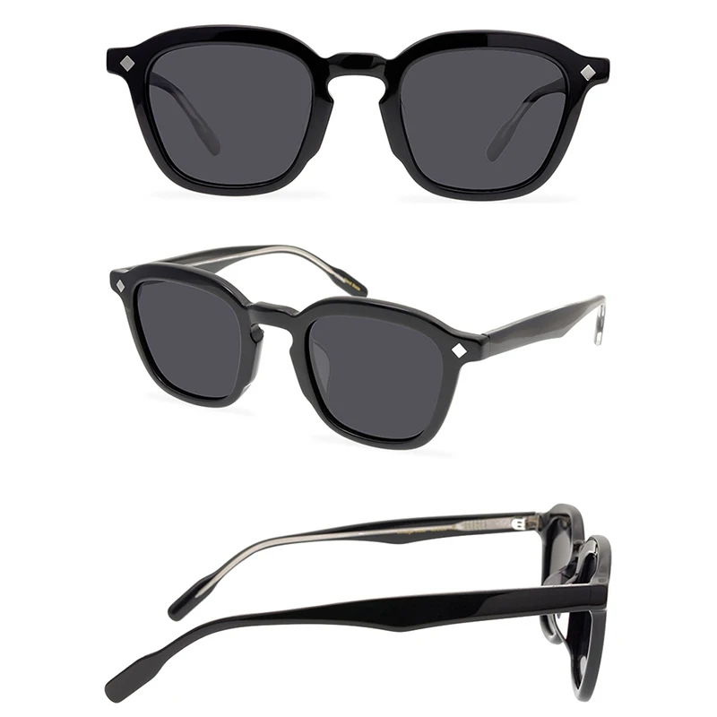 Belight Optical New Arrival Handmade Quality Cool Vintage Retro Women Men UV400 Protection with Case Oculos  Sunglasses  9568