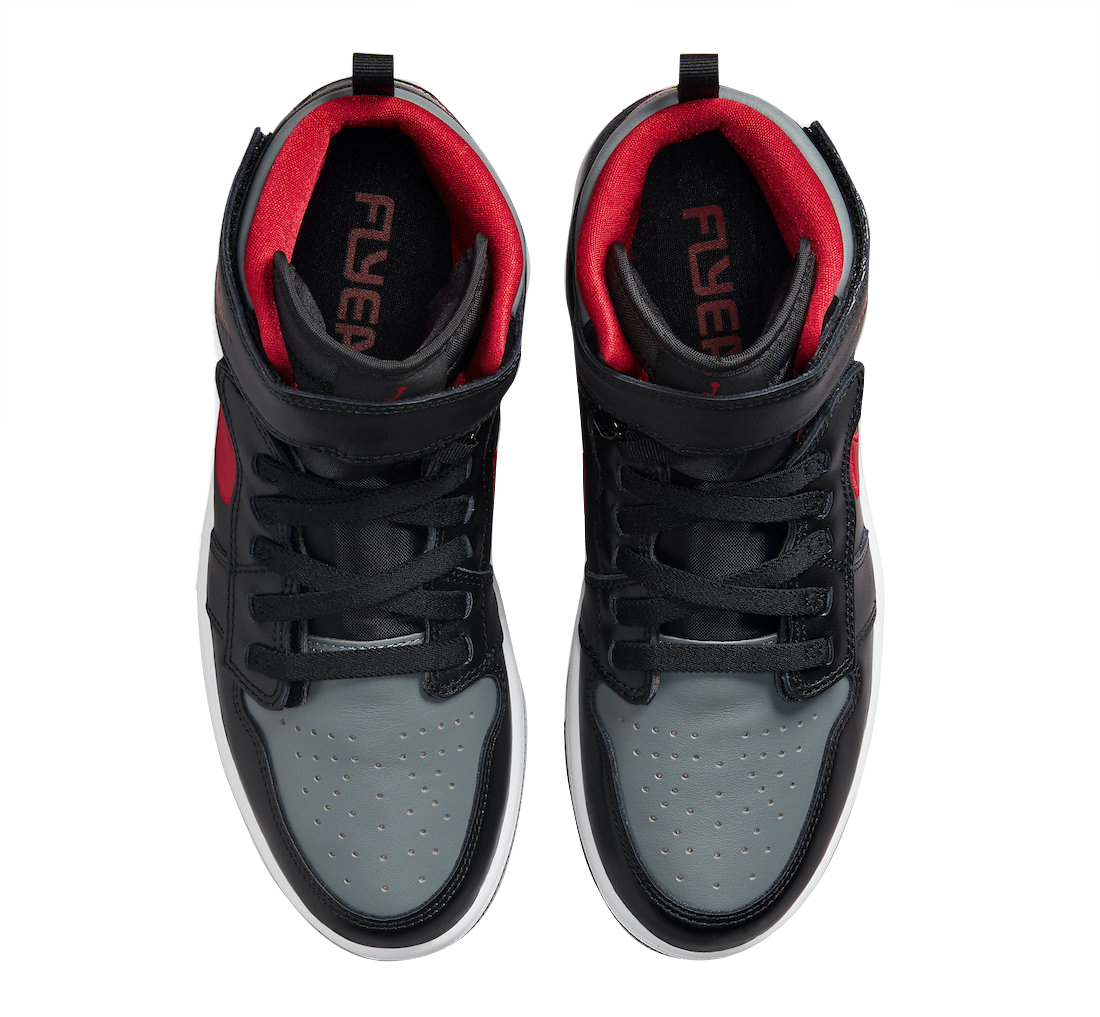 Air Jordan 1 FlyEase Black Gym Red CQ3835-006