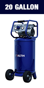 Stealth 20 Gallon Ultra Quiet Air Compressor