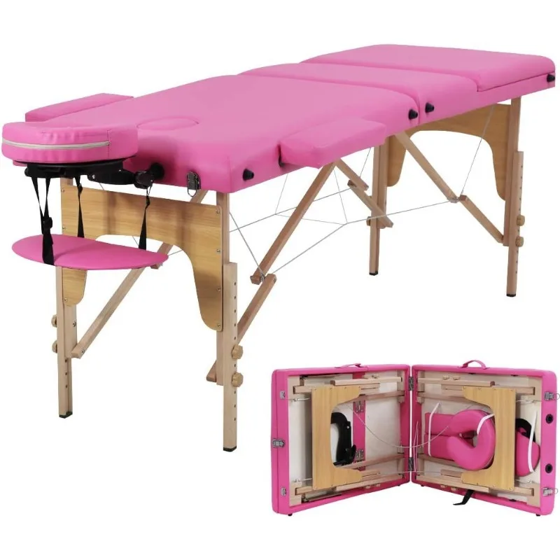 Portable Massage Tables 3 Fold Spa Bed 84