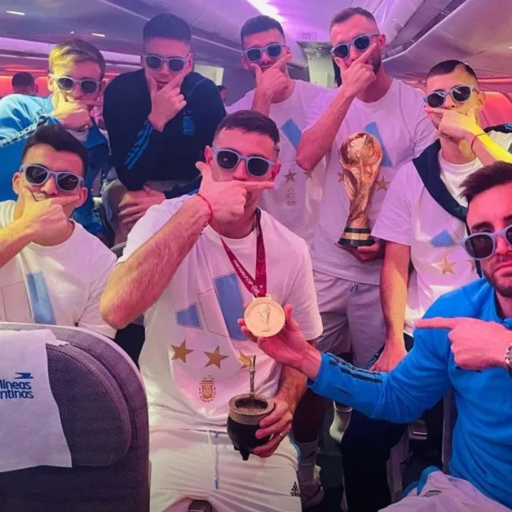 SIUjerseys-Three Star Argentina Champion Shirt 2022 World Cup