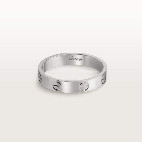 Love wedding band White gold