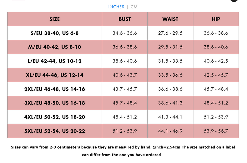 size guide