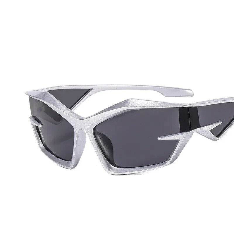 Future Sunglasses Men's European and American Personality Glasses Cyberpunk Fashion Sunglasses UV Protection