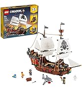 LEGO Creator 3in1 Pirate Ship 31109 Building Playset for Kids who Love Pirates and Model Ships, M...