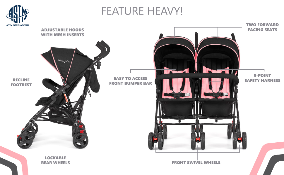 twin stroller, baby stroller, double stroller, light weight stroller, tandem stroller