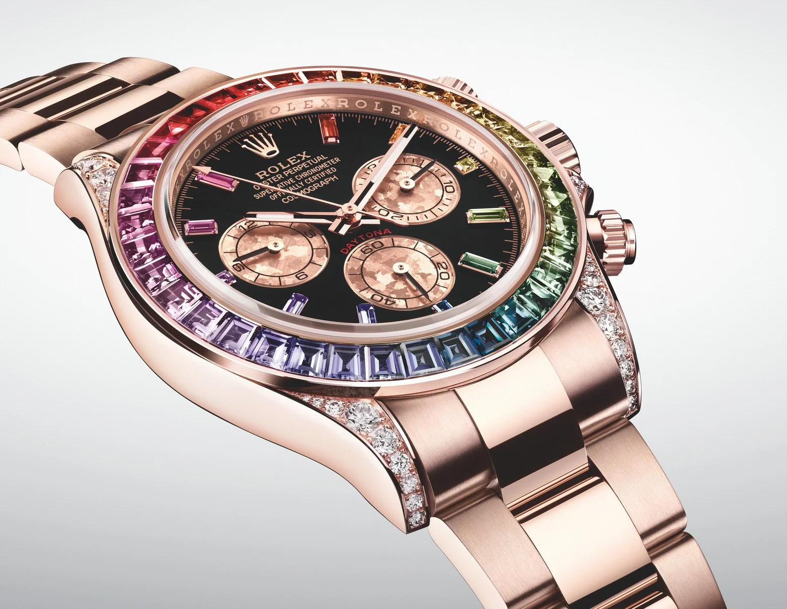 Introducing: The Rolex Rainbow Daytona In Everose Gold Ref. 116595 RBOW -  Hodinkee