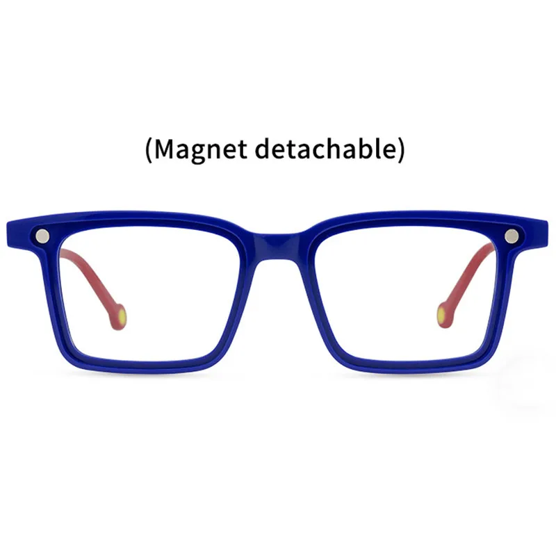 Belight Optical Fancy Candy Color Magnet Detachable Acetate Glasses Frame Men Women Prescription Eyeglasses  Eyewear 2307