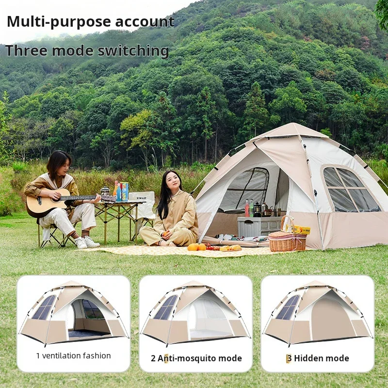 Tent Outdoor Portable Folding Camping Equipment Fully Automatic Camping Tent Outdoor Picnic Supplies Mosquito And Sun Protection