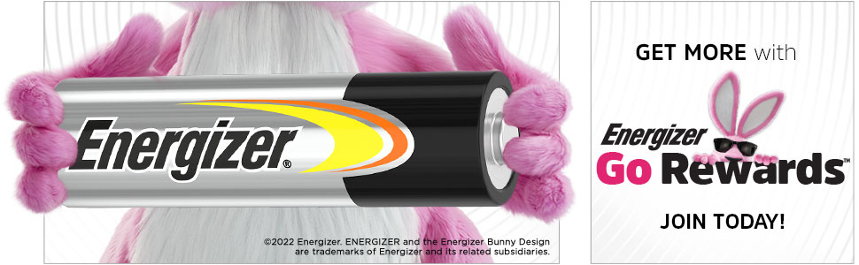 Join Energizer Go Rewards today