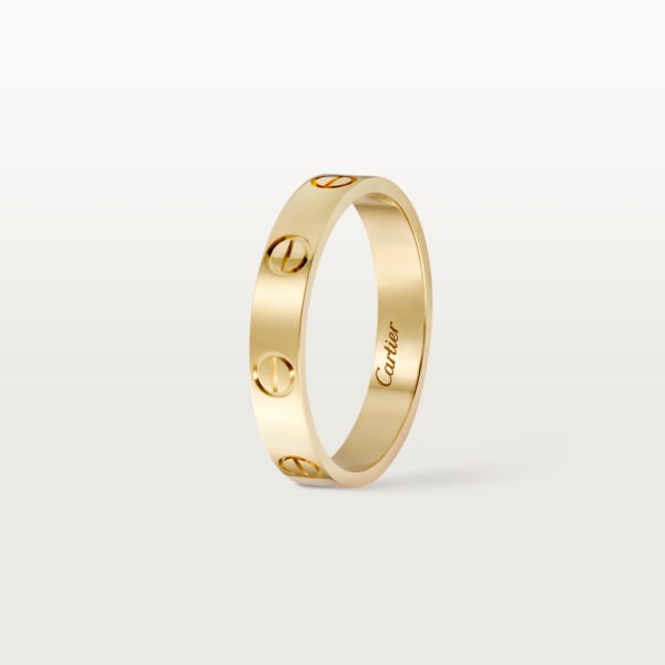 Love wedding band Yellow gold