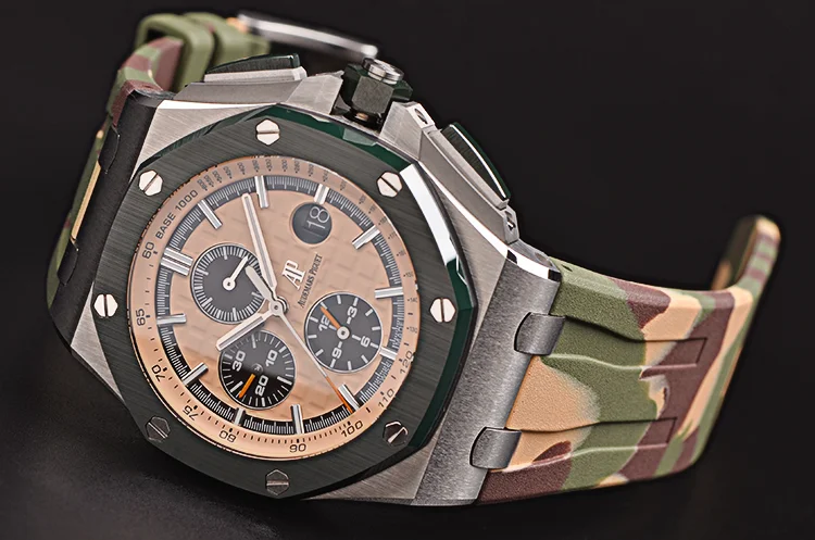 已售出【未使用】爱彼皇家橡树离岸陶瓷圈计时男表26400SO.OO.A054CA.01