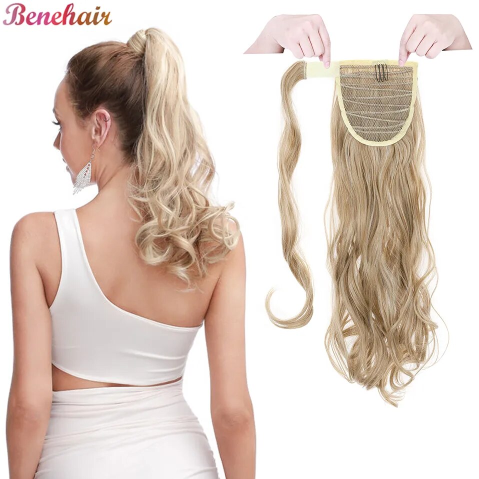 BENEHAIR Wrap Around Ponytail Hair Extensions 17
