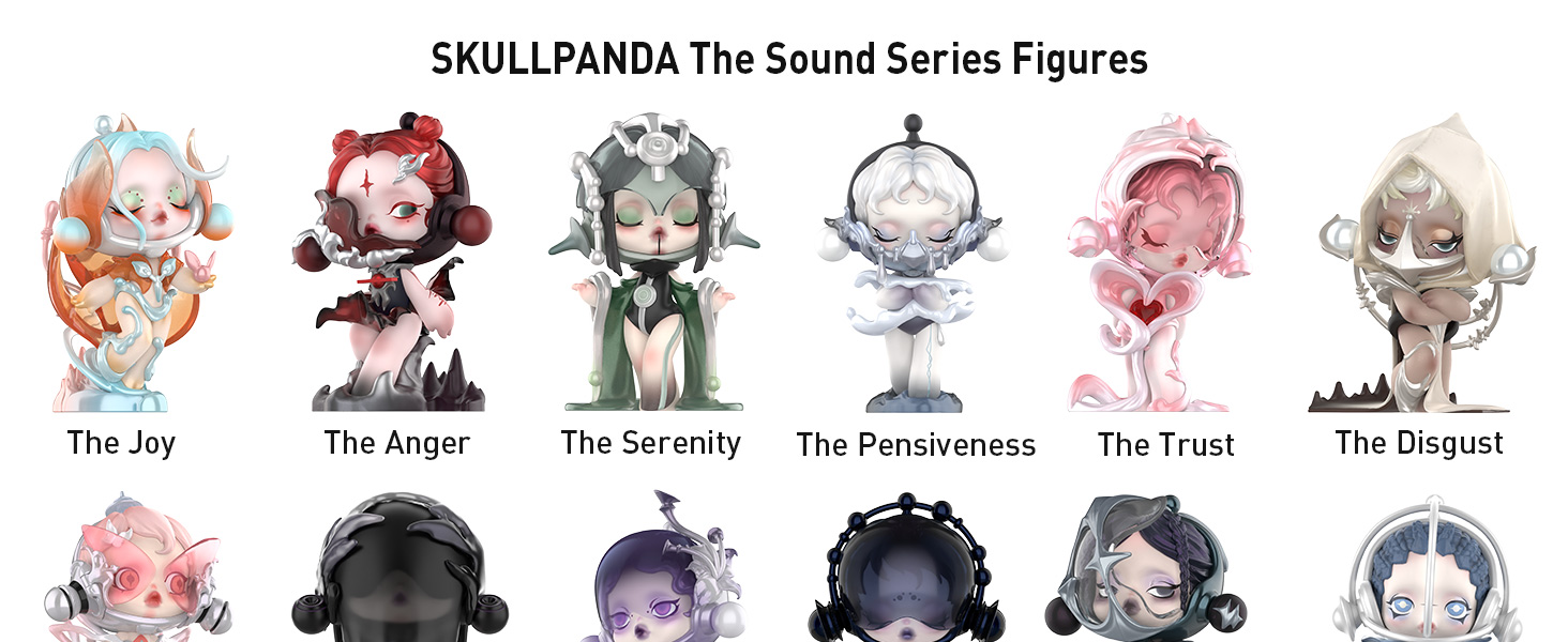 SKULLPANDA The Sound Series Figures